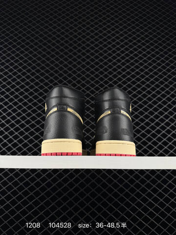 Jordan Union x Air Jordan 1 Retro High PK NRG Black Cream Red EU 36-48 5 Sneaker - Unisex BS-83784
