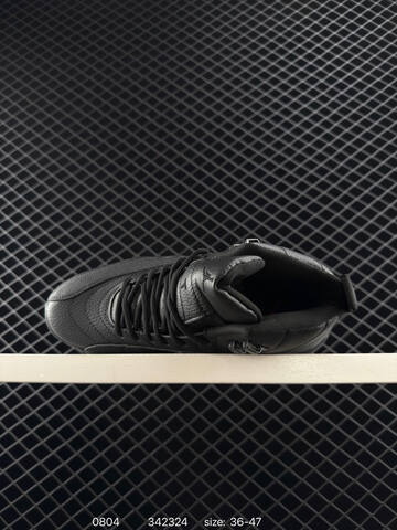 Jordan Air Jordan 12 Retro Winterized Triple Black EU 36-47 Basketball Shoe - Unisex (BS-80970)