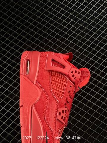 Jordan Air Jordan 4 Nigel Sylvester Bike Air Red Black White EU 36-47 Basketball Shoe - Unisex (BS-80422)