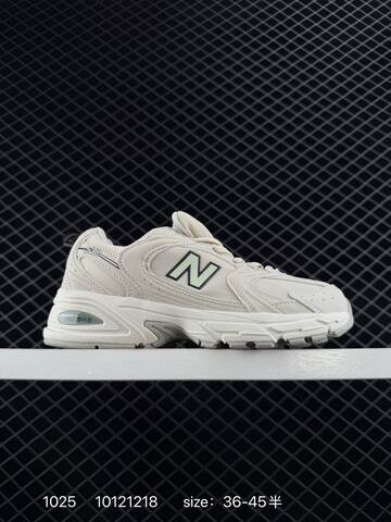 New Balance 530 white silver green cream EU 36-45 sneaker