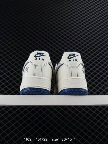 Nike Air Force 1 Low 07 White Navy Blue EU 36-45 lifestyle