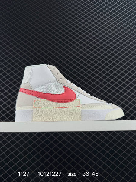 Nike Blazer Mid Pro Club white cream with blue red black or orange accents 36-45 casual lifestyle