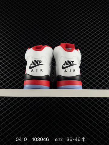 Jordan Air Jordan 5 Retro Fire Red White Black Red Clear Blue EU 36-46 Basketball Shoe - Unisex (BS-79515)