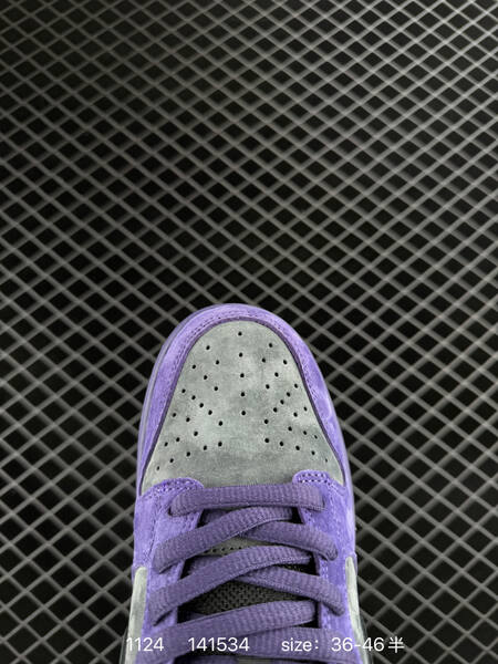 Nike SB Dunk Low x Supreme purple and gray with black swoosh 36-46 5 skate lifestyle