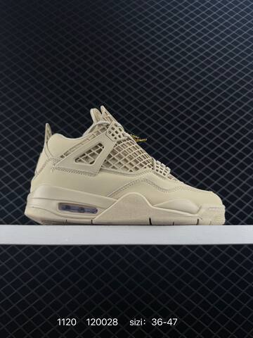 Jordan Air Jordan 4 Net Beige Gold EU 36-47 Basketball Shoe - Unisex (BS-80221)