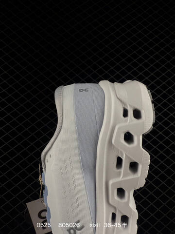 On Cloudmonster White Light Blue Grey EU 36-45 Running Shoe Running Sneakers - Unisex (BS-85241)