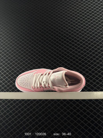 Jordan Air Jordan 1 Low White Light Pink EU 36-40 Sneaker - Unisex (BS-80591)