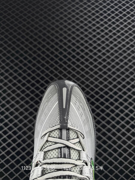 Nike Air VaporMax 360 Silver Black with iridescent green-yellow Swoosh 35 5-46 5 running lifestyle
