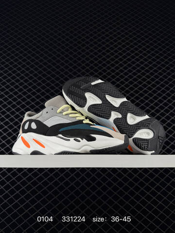Adidas Yeezy Boost 700 Wave Runner Grey Black White Orange Teal EU 36-45 Sneaker - Unisex (BS-83563)