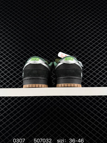 Nike SB Dunk Low Pro Black Silver Green Gum EU 36-46 skate lifestyle