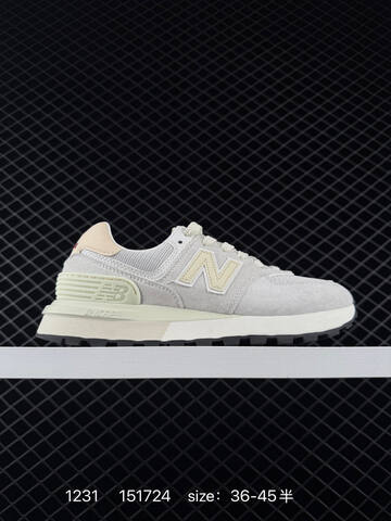 New Balance 574 U574LGAA Grey Navy Cream White Black EU 36-45 Sneaker - Unisex (BS-82429)