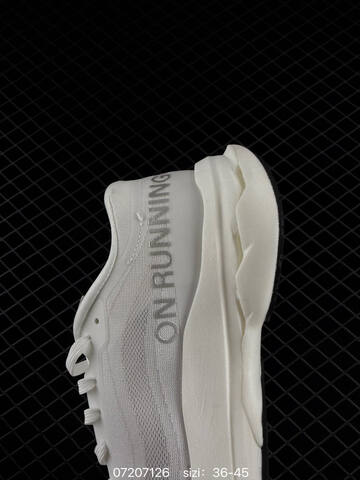 On Cloudmonster 3 Hyper White Black EU 36-45 Running Shoe Running Sneakers - Unisex (BS-85009)
