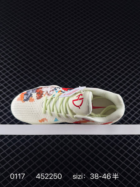 Other Nike Swoosh cream white with red swoosh and lifestyle