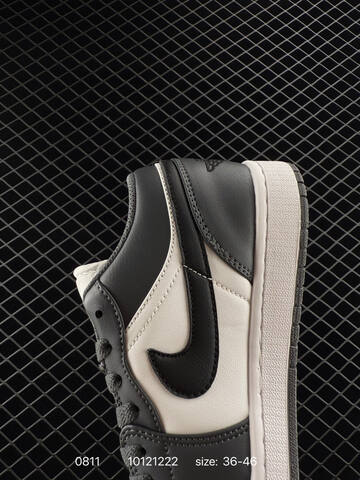 Jordan Air Jordan 1 Low 553558-152 White Dark Grey Black EU 36-46 Sneaker - Unisex BS-80933