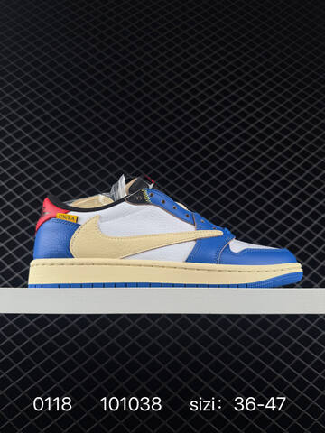 Jordan Air Jordan 1 Low OG SP Military Blue White Blue Red Cream Black EU 36-47 Sneaker - Unisex (BS-79809)