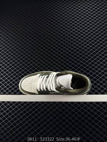 Jordan Air Jordan 1 Low White Wheat Black Sail EU 36-46 Sneaker - Unisex (BS-81225)