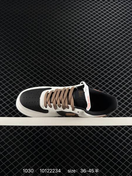 Nike Air Force 1 07 White Black Brown EU 36-45 lifestyle