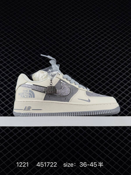 Nike Air Force 1 Low 07 cream white with assorted collaboration colorways navy grey silver beige tan EU 36-45 5 lifestyle