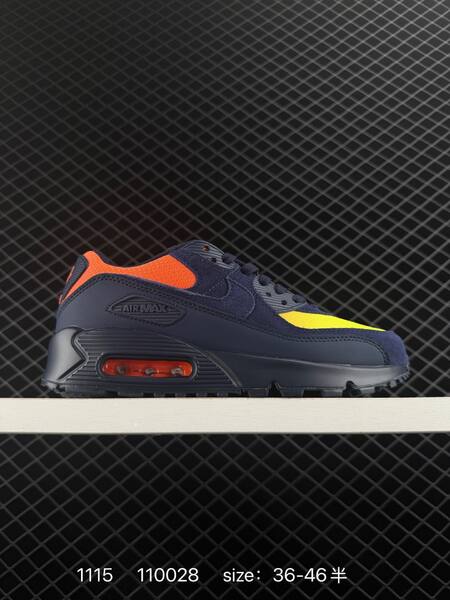 Nike Air Max 90 black white volt white grey burgundy black white black blue navy orange yellow EU 36-46 5 lifestyle