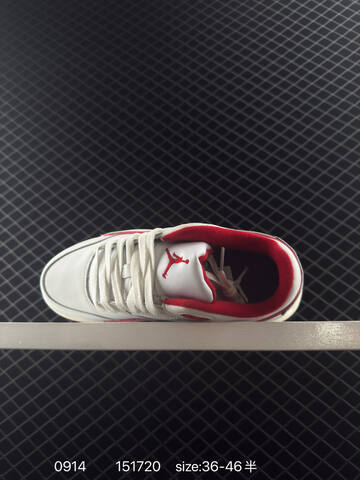 Jordan Air Jordan 4 Retro Flight Court White Sail Red EU 36-46 Sneaker - Unisex (BS-80715)