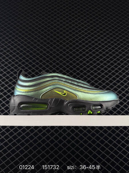 Nike Air Max 97 black green iridescent 36-45 lifestyle