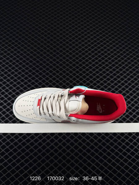 Nike Air Force 1 Low White Red EU 36-45 5 lifestyle