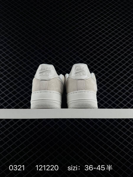 Nike Air Force 1 07 light grey suede white EU 36-45 5 lifestyle
