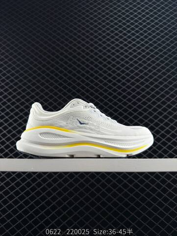 HOKA ONE ONE Bondi 9 White Yellow Dark Blue EU 36-45 Running Shoe Running Sneakers - Unisex (BS-86592)