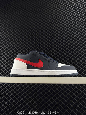 Jordan Air Jordan 1 Low Navy White Red Black EU 36-46 Sneaker - Unisex (BS-80815)