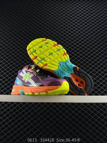 New Balance 740 U740MC2 Purple Orange Neon Yellow Cyan Black EU 36-45 Running Shoe - Unisex (BS-83304)