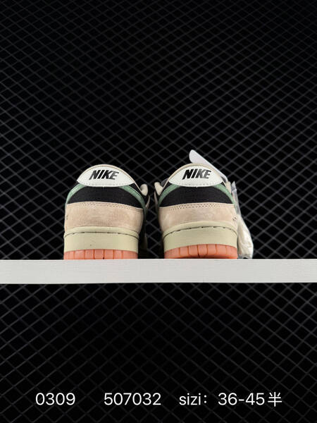 Nike SB Dunk Low black brown suede with mint green swoosh and gum sole 36-45 5 skate lifestyle