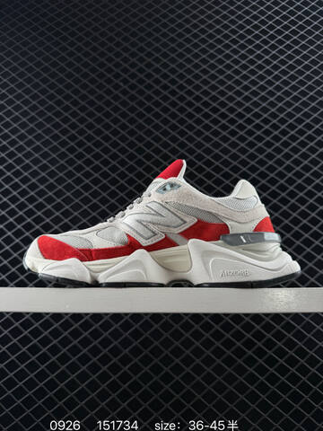 New Balance 9060 off white grey red EU 36-45 sneaker