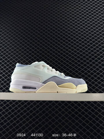 Jordan Air Jordan 4 RM Black Sail Cream Off White EU 36-46 Basketball Shoe - Unisex (BS-80641)