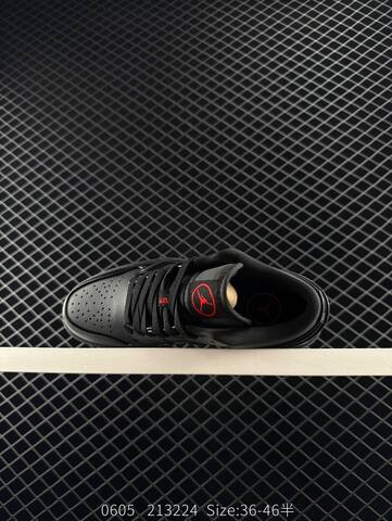 Jordan Air Jordan 1 Low Black Red EU 36-46 Sneaker - Unisex (BS-81260)