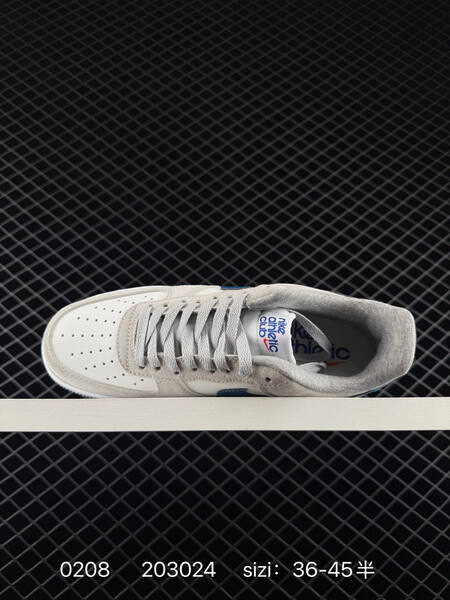 Nike Air Force 1 Low Light grey white blue EU 36-45 5 lifestyle