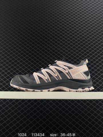 Salomon XA Pro 3D ADV Grey Black Pale Pink EU 36-45 Trail Shoe Trail Running Sneakers - Unisex (BS-85947)