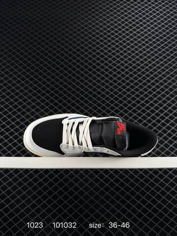 Jordan Air Jordan 1 Low Travis Scott DM7866-061 White Black Navy Sail Red EU 36-46 Sneaker - Unisex (BS-80452)