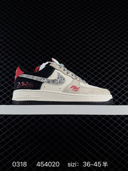 Nike Air Force 1 07 Low white gray red EU 36-45 lifestyle