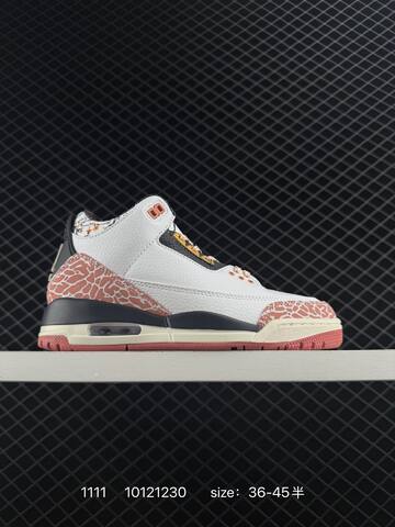 Jordan Air Jordan 3 Retro Fragment Black White EU 36-45 Basketball Shoe - Unisex (BS-80303)