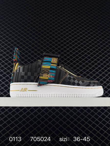 Nike Air Force 1 Utility BHM QS black multicolor EU 36-45 lifestyle