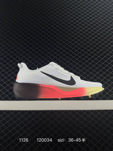 Nike ReactX Pegasus Trail 6 white black with neon yellow and pink gradient midsole EU 36-45 lifestyle