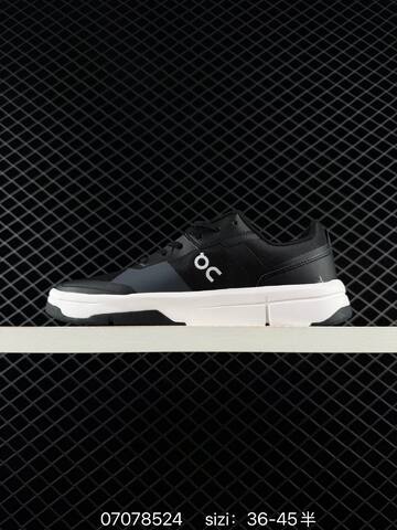 On The Roger Clubhouse Black White EU 36-45 Tennis Shoe Casual Sneakers - Unisex (BS-85068)
