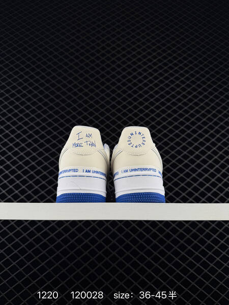 Nike Air Force 1 07 Low White Cream Blue EU 36-45 5 lifestyle