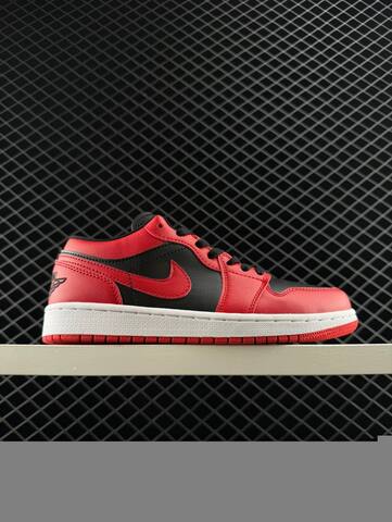 Jordan Air Jordan 1 Low Black White Red Pink EU 36-47 Sneaker - Unisex (BS-81330)