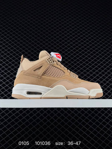 Jordan Air Jordan 4 Retro Tan Sail Off White EU 36-47 Basketball Shoe - Unisex (BS-79900)