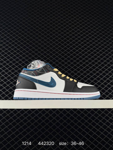 Jordan Air Jordan 1 Low White Black Burgundy EU 36-46 Sneaker - Unisex (BS-80061)