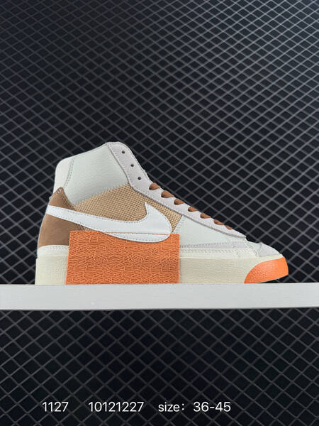 Nike Blazer Mid Pro Club white cream with blue red black or orange accents 36-45 casual lifestyle