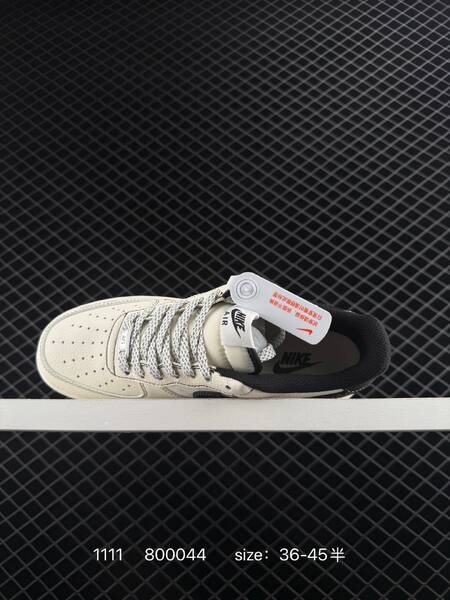 Nike Air Force 1 Low white cream with grey accents EU 36-45 casual lifestyle