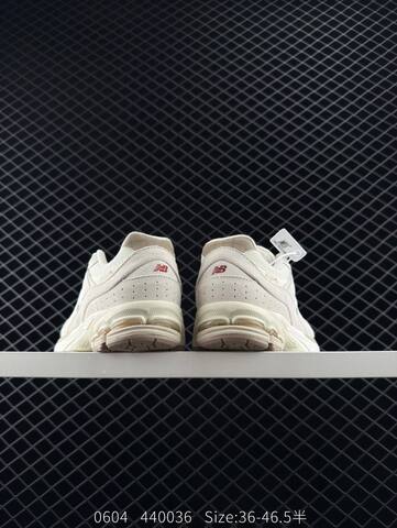New Balance 2002R Off White Beige Red EU 36-46 5 Sneaker - Unisex (BS-83362)