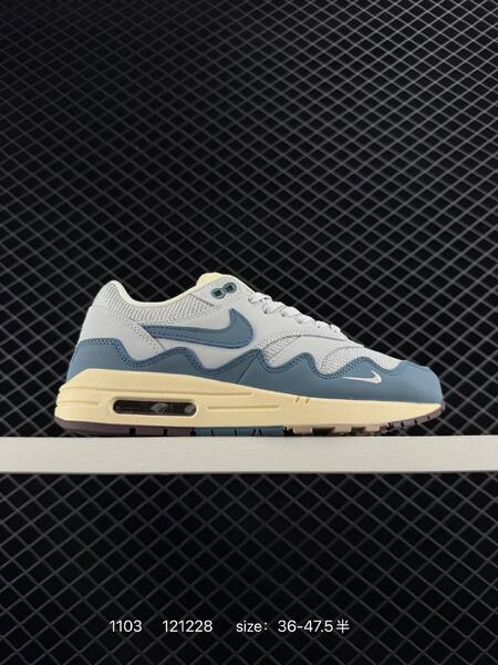 Nike Air Max 1 white grey with off-white sole EU 36-47 5 lifestyle